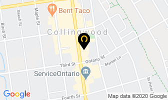 The Northwood Chiropractor in Collingwood map