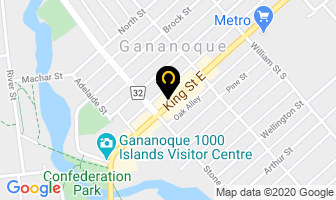 The Old English Pub in Gananoque map