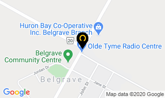 The Olde Tyme Radio Centre in Wingham map