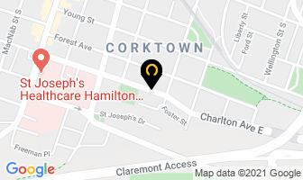 The Olympia in Hamilton map