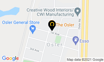 The Osler Restaurant in Saint-Sébastien map