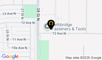 The Overhead Door Company in Lethbridge map
