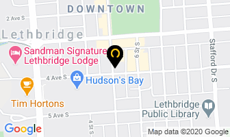 The Penny Coffee House in Lethbridge map