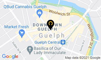 The Pinata & Doogies in Guelph map