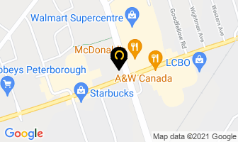 The Pizza Factory in Peterborough map