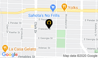 The Potters Wheel Gift Shop in Vancouver map