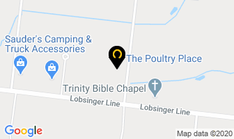 The Poultry Place in Newmarket map