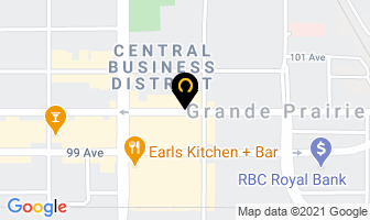 The Powder Room in Grande Prairie map