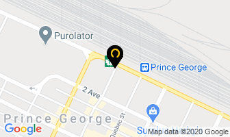 The Prince George Citizen in Prince George map