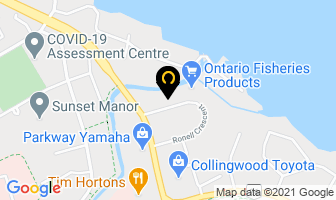 The Print Shop in Collingwood map