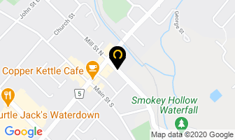 The Printing Korner in Waterdown map