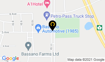 The Roadside Grill Ltd in Bassano map