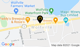 The Rolled Oat Cafe in Wolfville map