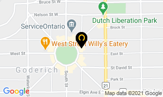 The Ross Firm Professional Corporation in Goderich map
