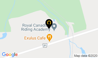 The Royal Canadian Riding Academy in Charlie Lake map