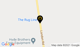 The Rug Line in Hensall map