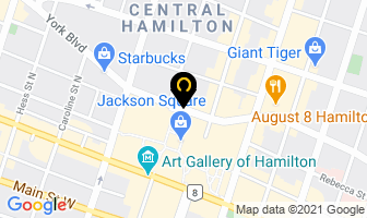 The Salvation Army Public Relations - Bruce Peninsula in Hamilton map