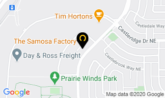 The Samosa Factory in Calgary map
