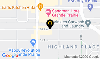 The Sandman Apartment in Grande Prairie map