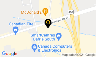 The Shoe Company in Barrie map