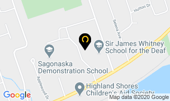 The Sir James Whitney School in Magog map