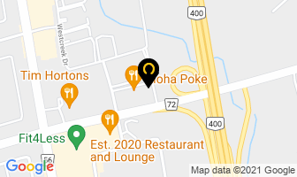 The Sleep Factory in Vaughan map
