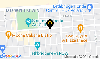 The Slice Bar & Grill in Lethbridge map