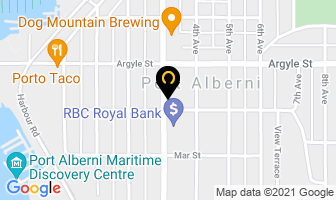 The Smoke Stack in Port Alberni map