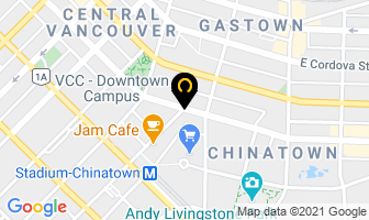 The Social Research & Demonstration Corp in Vancouver map