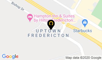 The Spa 654 Club in Fredericton map