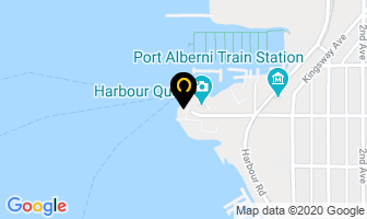The Starboard Grill in Port Alberni map