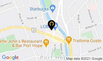 The Station Pub in Port Hope map