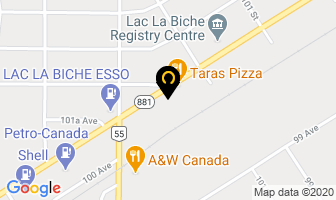The Stitchin' Man in Lac la Biche map