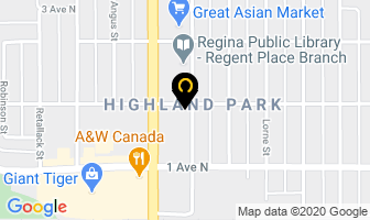 The Stripe Shop in Regina map