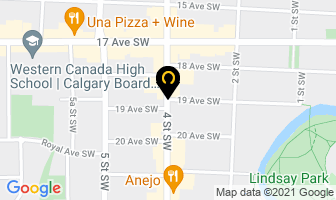 The Tea Factory in Calgary map