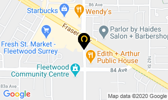 The Thomas Harding Law Corporation in Surrey map