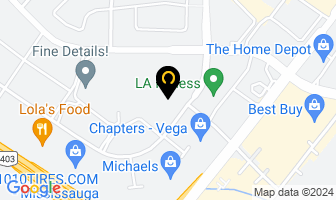 The Tile Shoppe in Mississauga map