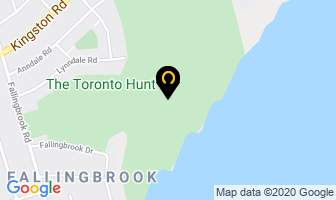 The Toronto Hunt in Orillia map
