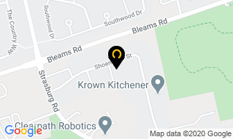 The Truck Shop in Kitchener map