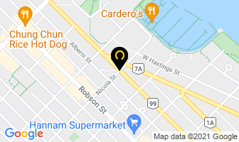 The Ultimate Kitchen Ltd in Vancouver map