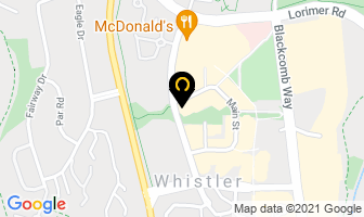 The Ups Store in Whistler map