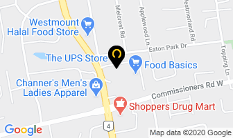 The Ups Store in London map