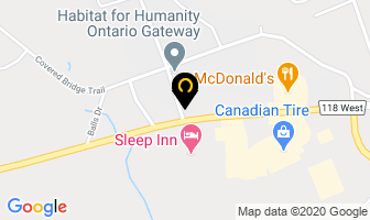 The Ups Store in Bracebridge map