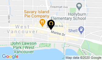 The Ups Store in West Vancouver map