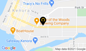 The Ups Store in Kenora map
