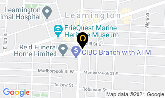 The Ups Store in Leamington map