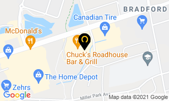 The Ups Store in Bradford West Gwillimbury map
