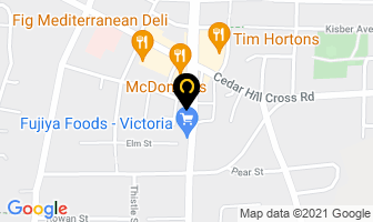 The Urban Cup Cafe in Victoria map