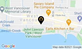 The Valetor Cleaners in West Vancouver map