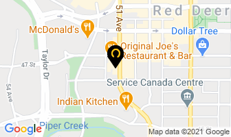 The Vault Hair Studio in Red Deer map